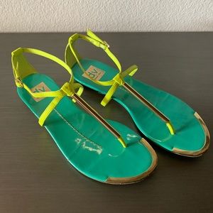 Neon Sandals